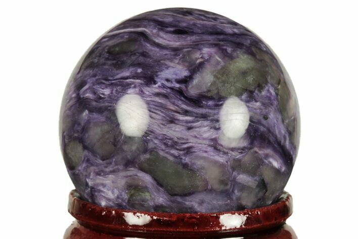 Polished Purple Charoite Sphere - Siberia, Russia #212320